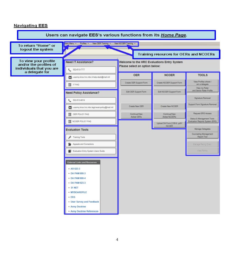EES Army Evaluation Entry System (EES) Army Login
